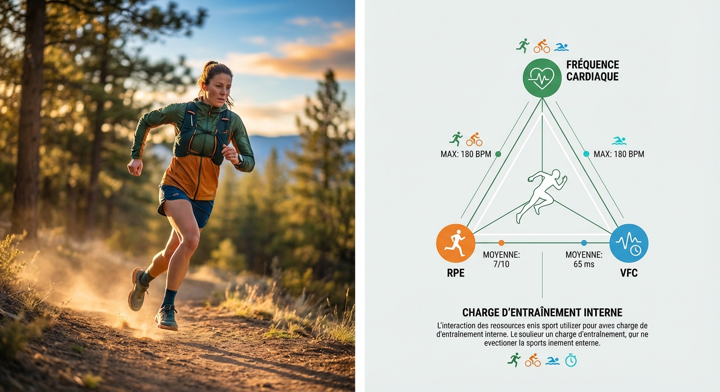 Les trois piliers de la charge interne en triathlon : FC, RPE et HRV