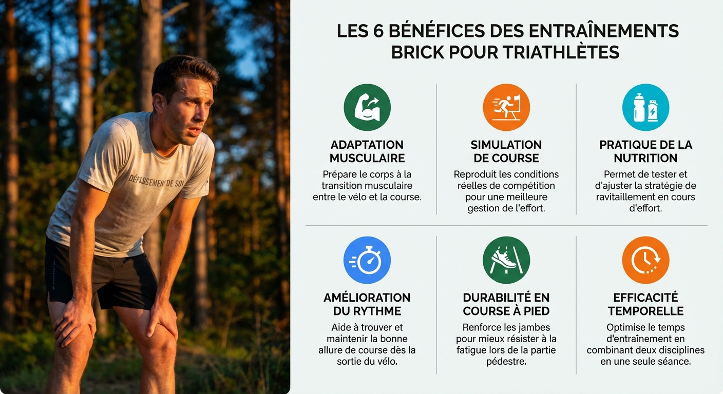 Les 6 bénéfices des séances brick pour les triathlètes