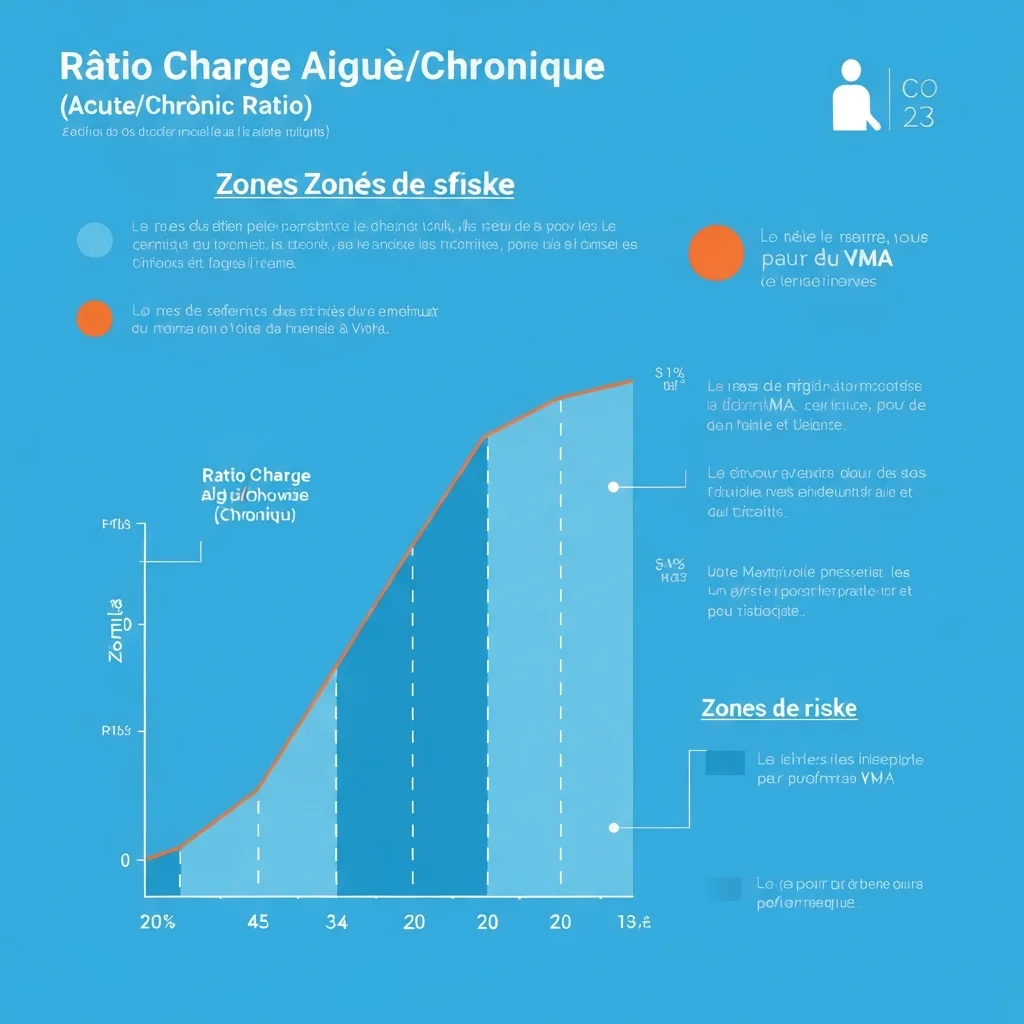 Ratio charge aiguë/chronique : zones de sécurité et de risque pour l'entraînement VMA