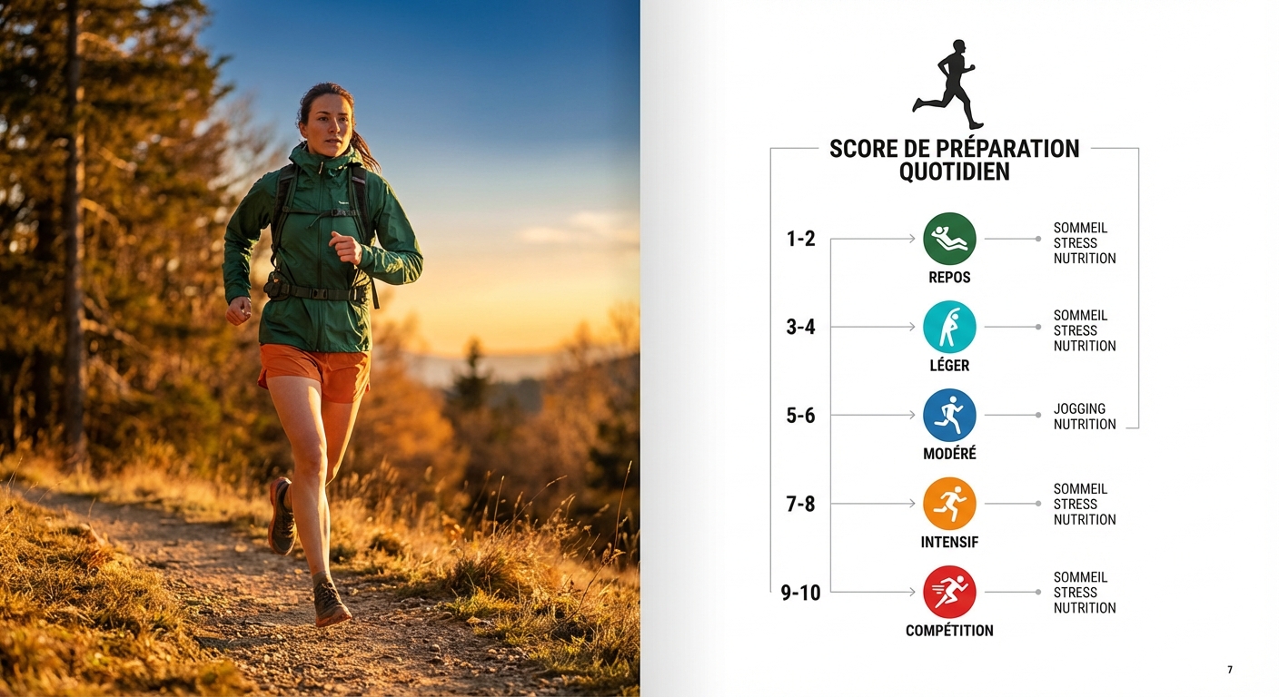 Arbre décisionnel pour adapter sa séance selon son readiness score quotidien