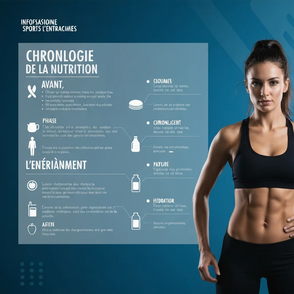 Chronologie de la nutrition avant, pendant et après l'entraînement