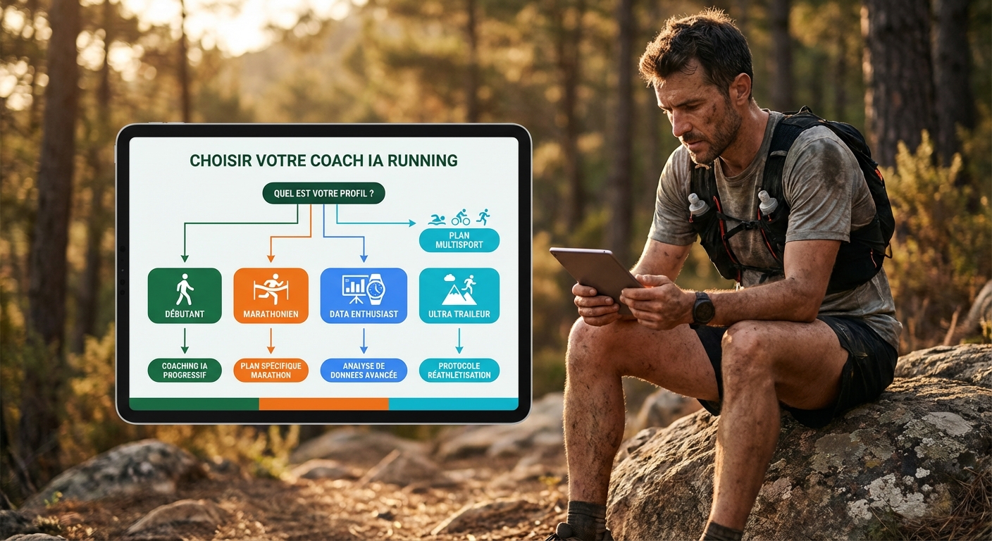 Arbre de décision pour choisir le bon coach IA running selon votre profil