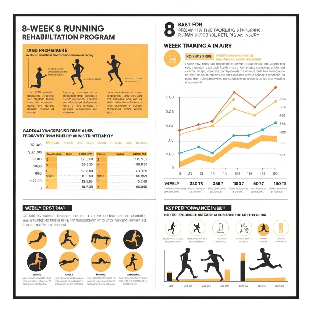Programme de reprise course à pied sur 8 semaines après blessure