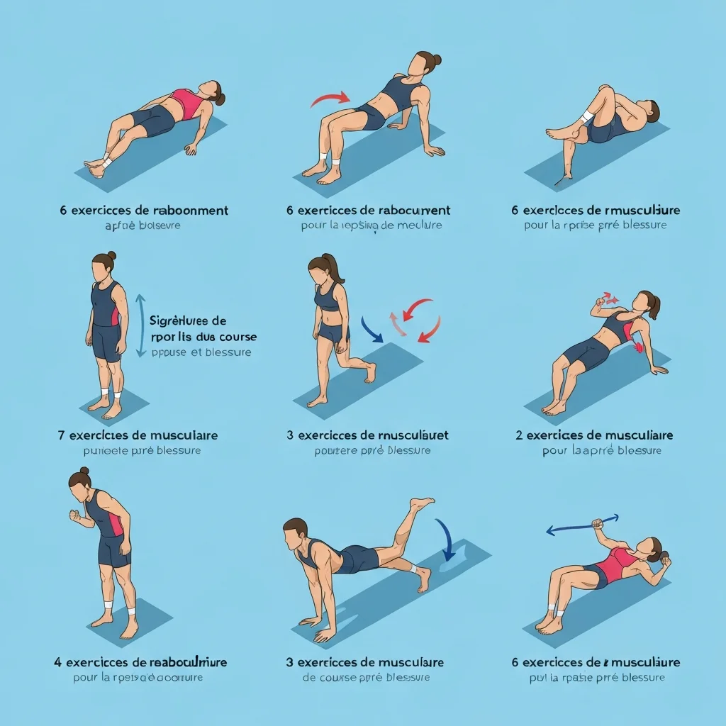 6 exercices de renforcement musculaire pour la reprise de course après blessure