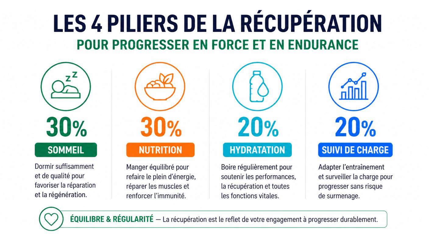Les quatre piliers de la récupération en entraînement concurrent