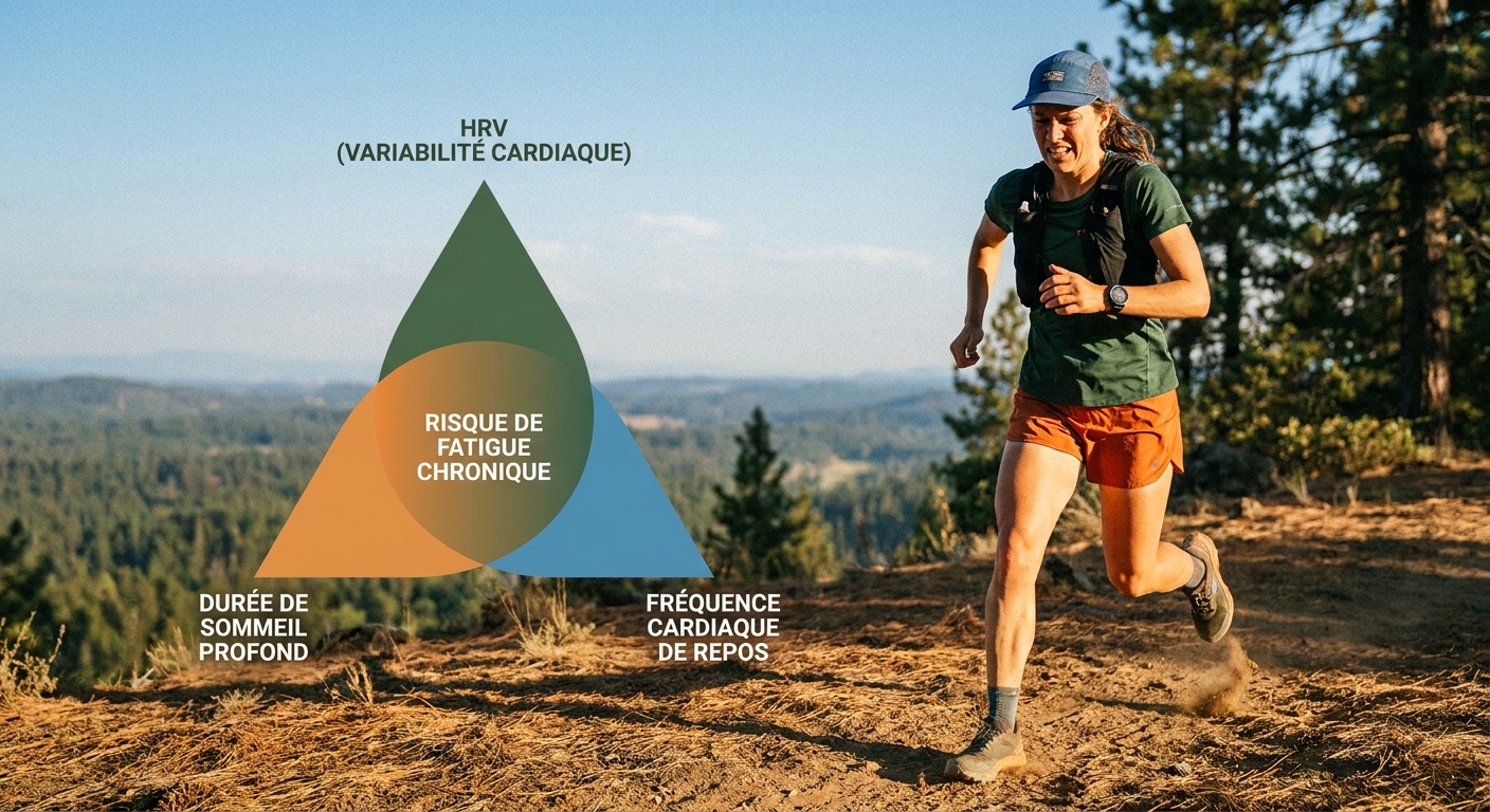 Triangulation matinale HRV sommeil fréquence cardiaque pour détecter la fatigue chronique