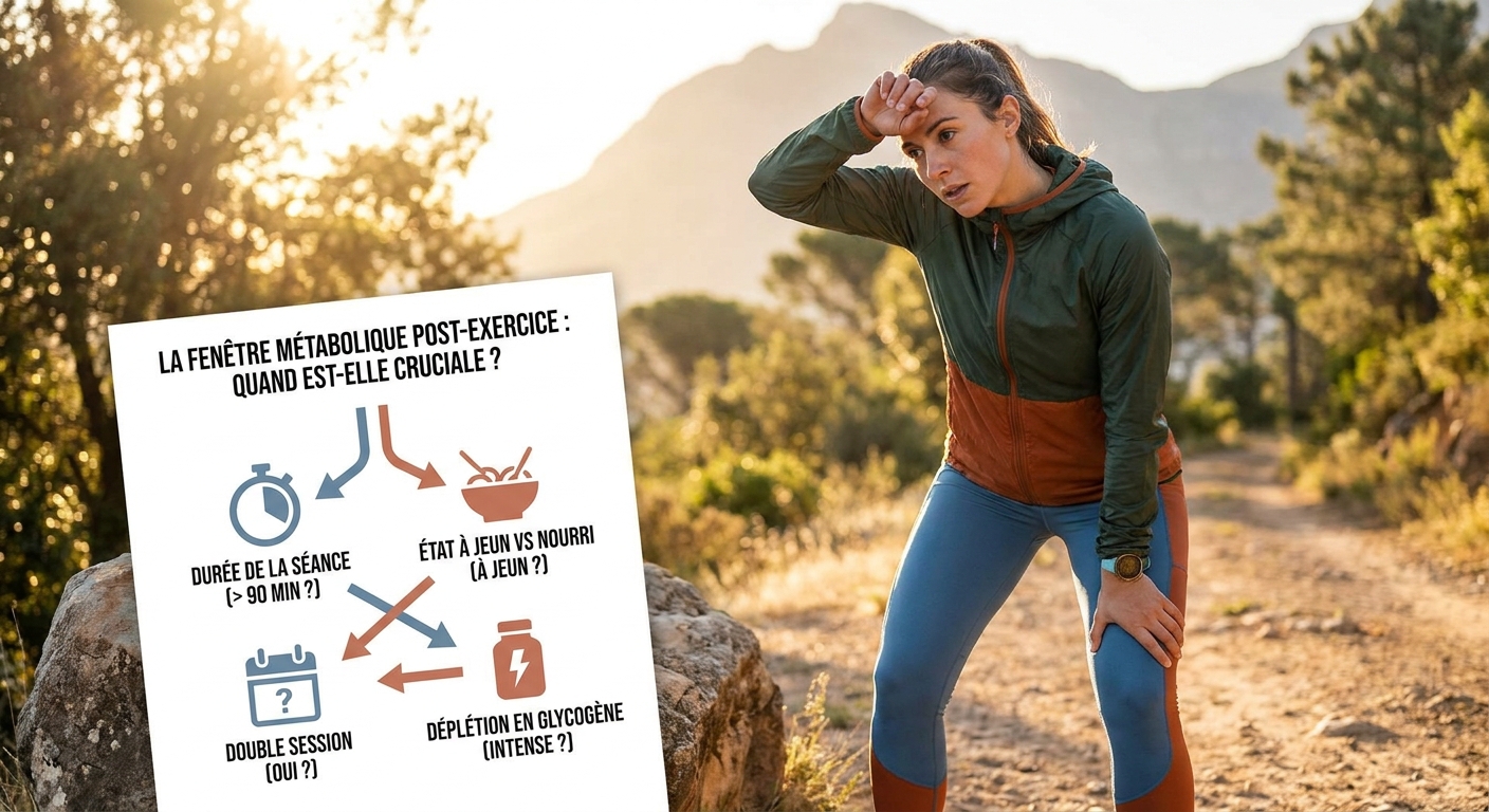 Arbre de décision sur la fenêtre métabolique post-effort