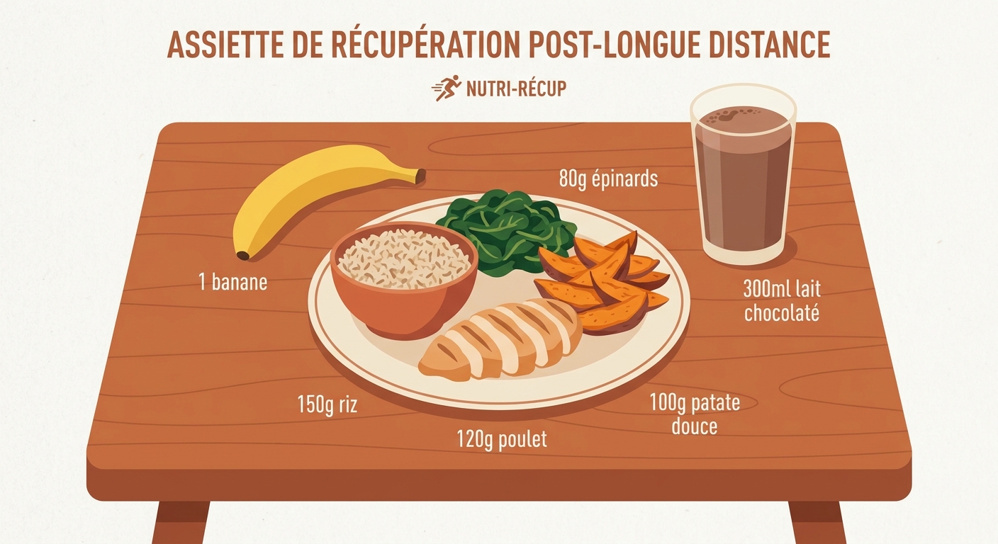 Plateau idéal de récupération après une sortie longue en endurance