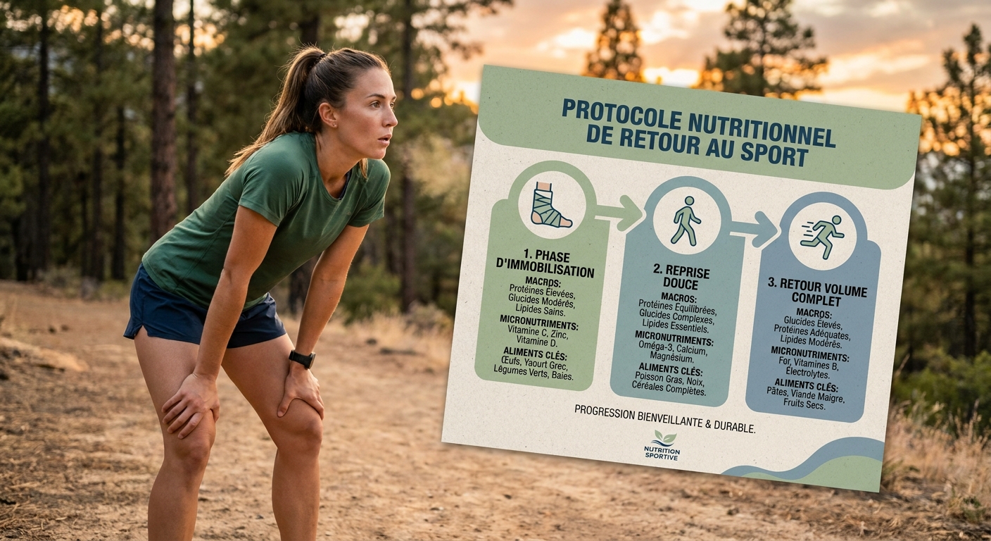 Protocole de nutrition en trois phases pour la reprise post-blessure