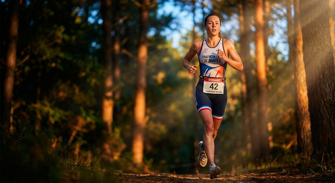 Infographie d'un plan d'entraînement transitions triathlon sur 8 semaines.