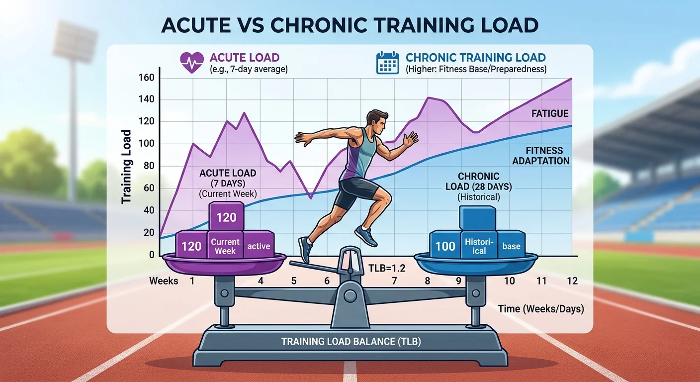 Charge aiguë vs chronique : l'équilibre pour éviter la stagnation en course à pied