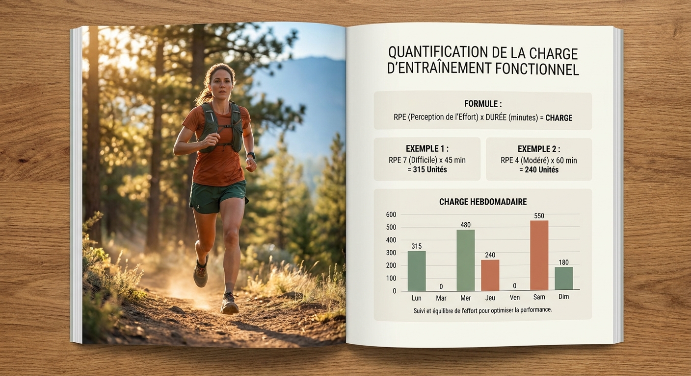 Infographie sur la quantification de la charge d'entraînement fonctionnel
