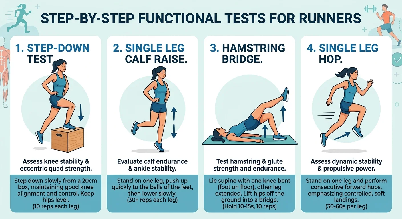 4 tests fonctionnels avant de reprendre la course après blessure
