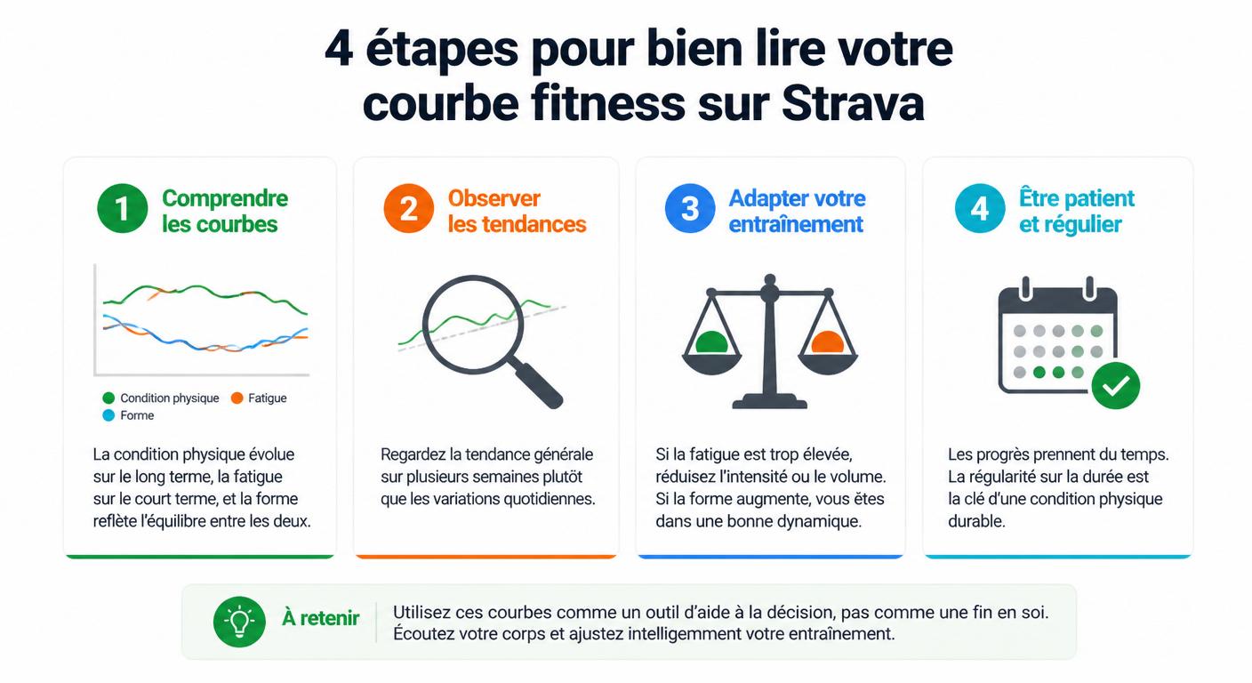 Protocole pratique en 4 étapes pour exploiter la courbe Strava sans erreur d'interprétation
